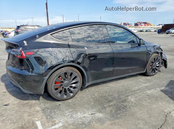 7SAYGDEF9NF393673 2022 TESLA MODEL Black Задня права чверть