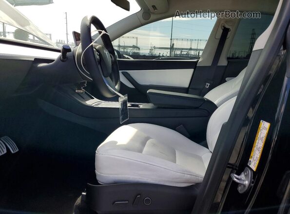 7SAYGDEF9NF393673 2022 TESLA MODEL Black Вид салону спереду