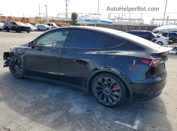 7SAYGDEF9NF393673 2022 TESLA MODEL Black Задня ліва чверть