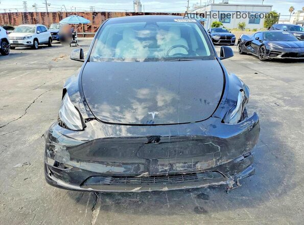 7SAYGDEF9NF393673 2022 TESLA MODEL Black Вид спереду