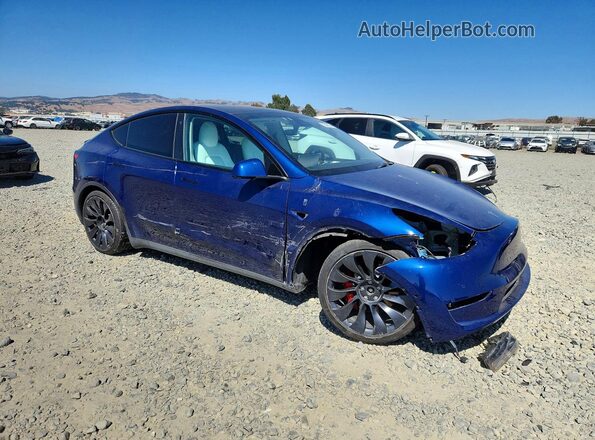 7SAYGDEFXNF561384 2022 TESLA MODEL Blue Przód prawy