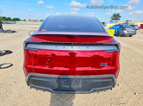 7SAYGDET9TA672492 2026 TESLA MODEL Red Вид ззаду