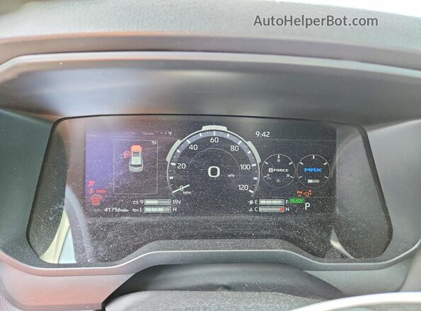 7SVAAABA5RX029310 2024 TOYOTA SEQUOIA Green Սարքավորումների վահանակի տեսք