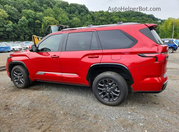 7SVAAABA7SX064503 2025 TOYOTA SEQUOIA Red Trasero izquierdo