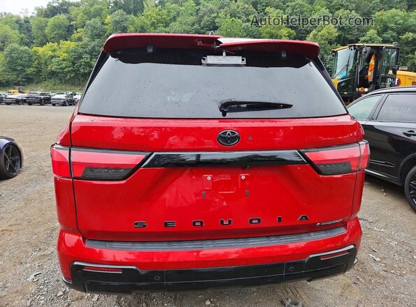 7SVAAABA7SX064503 2025 TOYOTA SEQUOIA Red Vista trasera