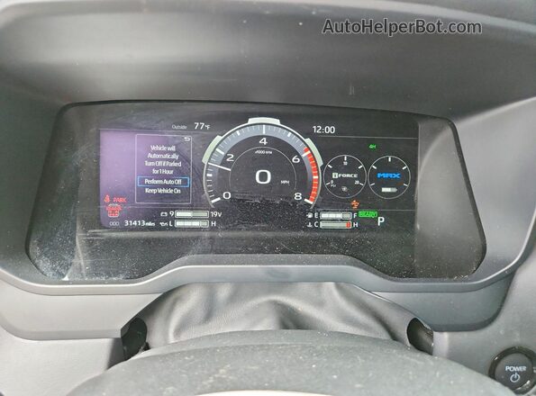7SVAAABA7SX064503 2025 TOYOTA SEQUOIA Red Vista del cuadro de instrumentos