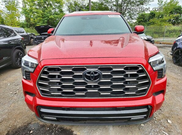 7SVAAABA7SX064503 2025 TOYOTA SEQUOIA Red Vista frontal