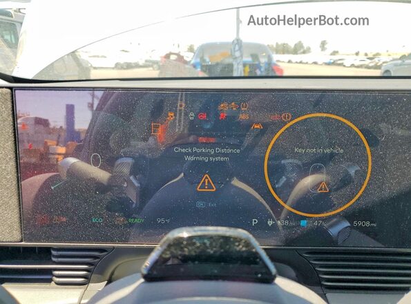 7YAKN4DA5SY030970 2025 HYUNDAI IONIQ Blue Instrument cluster view