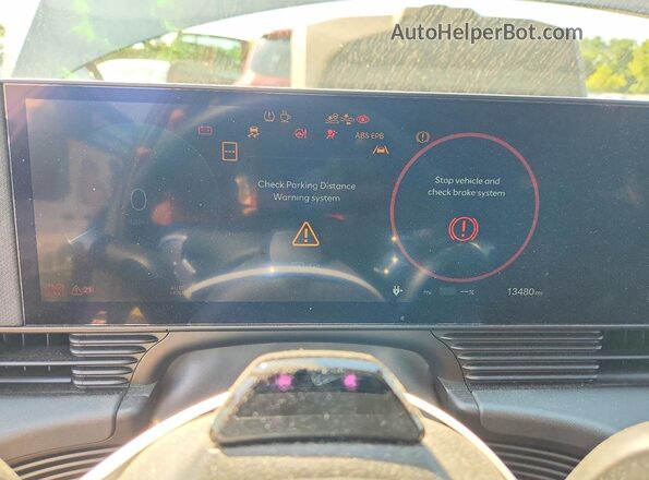 7YAKPDDC0SY004577 2025 HYUNDAI IONIQ Blue Вид щитка приладів