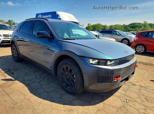 7YAKPDDC0SY004577 2025 HYUNDAI IONIQ Blue Передня права чверть