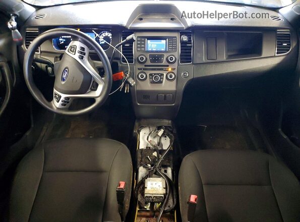 1FAHP2MK5GG111785 2016 FORD TAURUS White Widok zestawu wskaźników