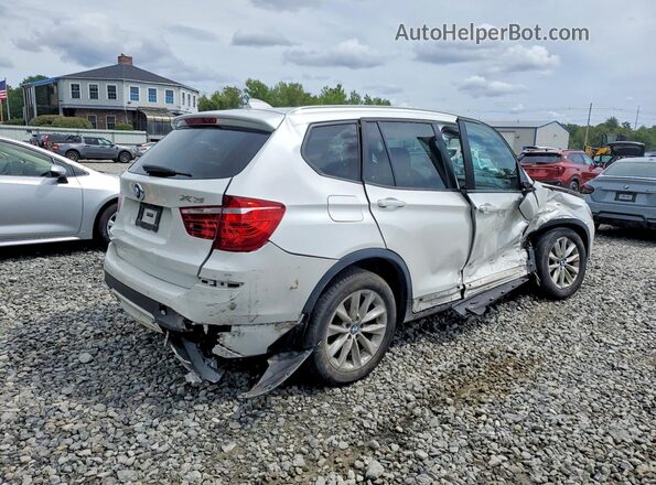 5UXWX9C30H0T22440 2017 BMW X3 White წინა მარჯვენა