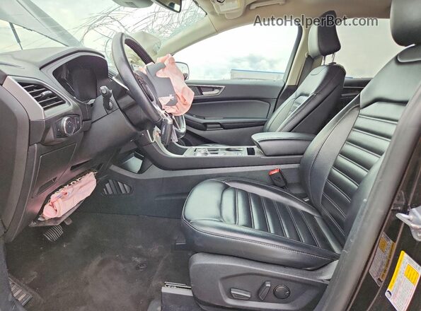 2FMPK4J95RBB00678 2024 FORD EDGE Black Widok deski rozdzielczej