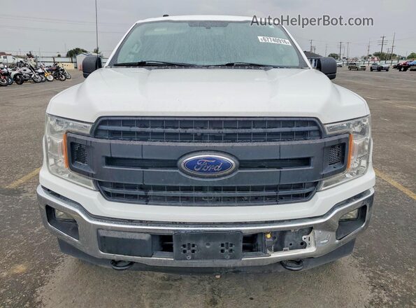 1FTEW1EP7JKE59015 2018 FORD F150 White Հետևի տեսք