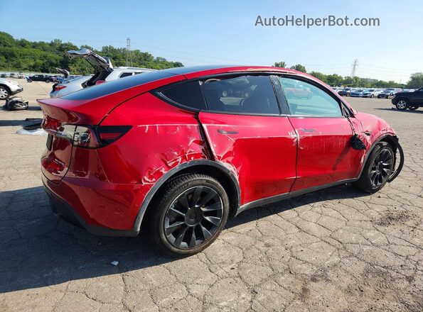 7SAYGDEE8NF325940 2022 TESLA MODEL Red Delantero derecho