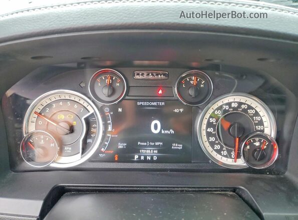 1C6RR7HT3GS313621 2016 RAM 1500 Black Հետևի նստատեղերի տեսք