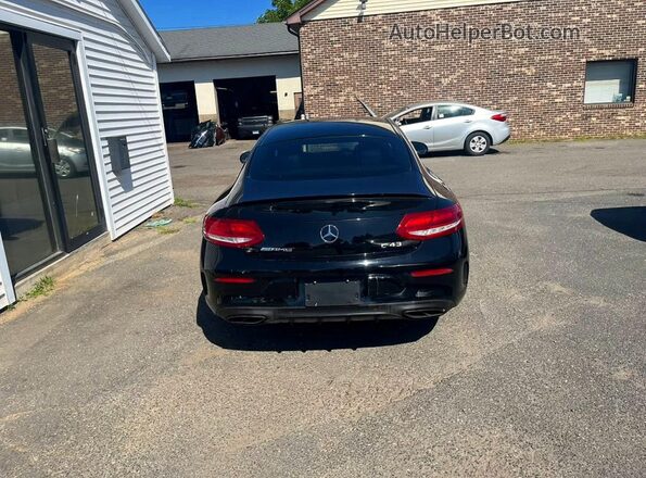 WDDWJ6EB4HF467764 2017 MERCEDES-BENZ C-CLASS Черный Вид сзади