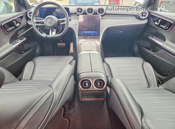 W1KAF4GBXPR107764 2023 MERCEDES-BENZ C Silver Instrument cluster view
