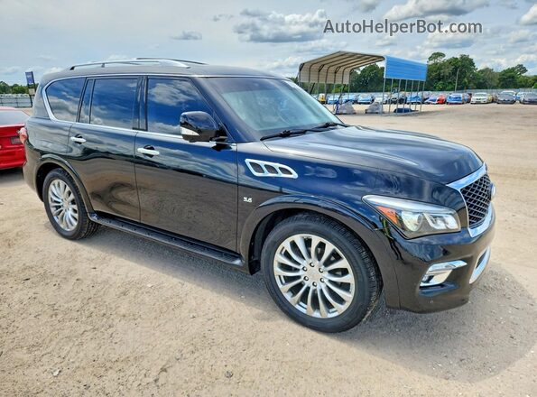 JN8AZ2NE5G9126519 2016 INFINITI QX80 Black Вид спереду