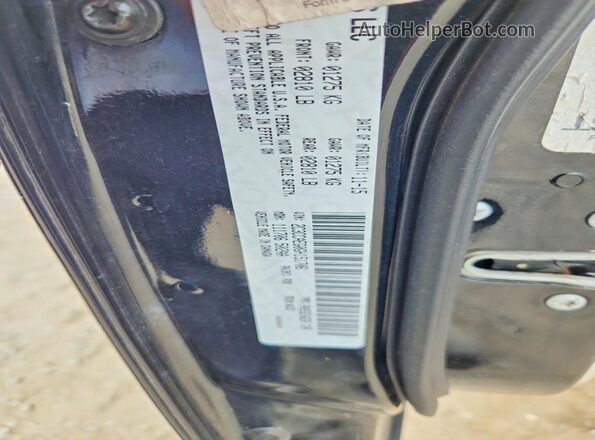 2C3CCAEG0GH151706 2016 CHRYSLER 300 Black Widok naklejki z numerem VIN