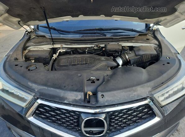 5J8YD4H31HL002834 2017 ACURA MDX White VIN կոդի պիտակի տեսք