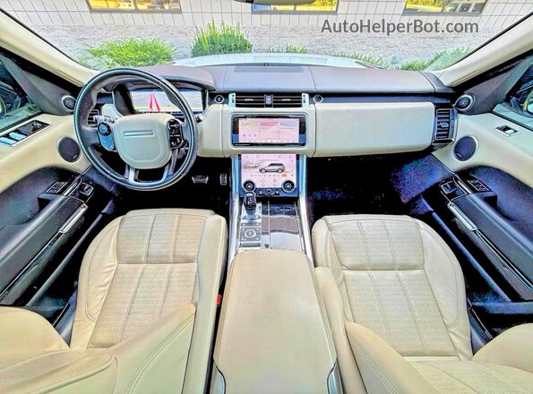 SALWV2REXJA188682 2018 LAND ROVER RANGE White Հետևի նստատեղերի տեսք
