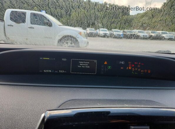 JTDKARFU5K3076321 2019 TOYOTA PRIUS Бирюзовый Вид задних сидений