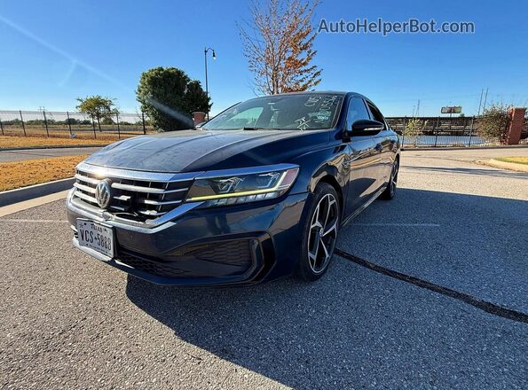 1VWMA7A33NC005566 2022 VOLKSWAGEN PASSAT Blue Rear right
