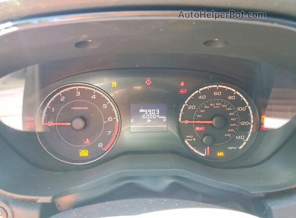 JF2GTAAC2K9234791 2019 SUBARU CROSSTREK Gray Widok tylnych siedzeń