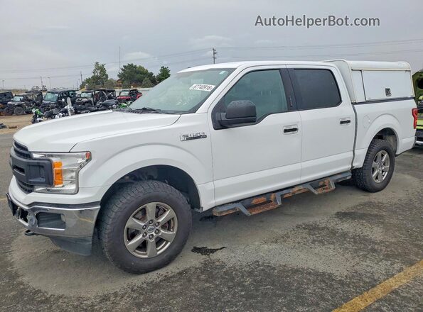 1FTEW1EP7JKE59015 2018 FORD F150 White Հետևի ձախ