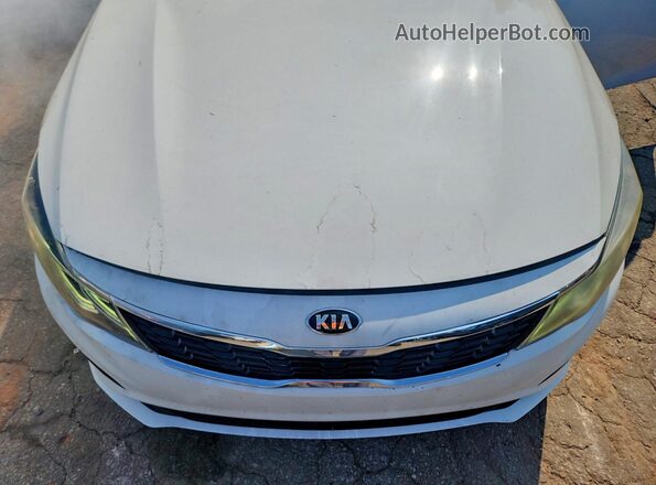 5XXGU4L13KG299984 2019 KIA OPTIMA White Вид підкапотного простору