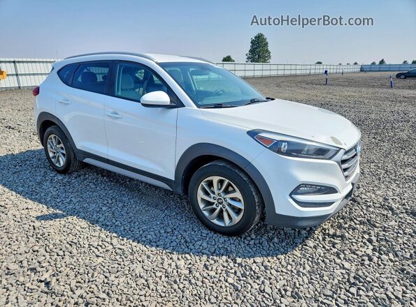 KM8J3CA43JU688516 2018 HYUNDAI TUCSON White Դիմացի տեսք