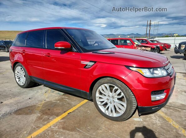 SALWR2PF6GA592328 2016 LAND ROVER RANGE Maroon Vista frontal