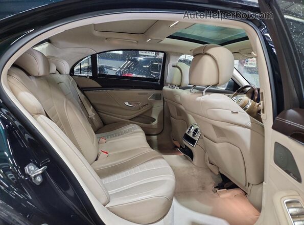 WDDUG8DB0JA381938 2018 MERCEDES-BENZ S Зеленый Вид задней части салона