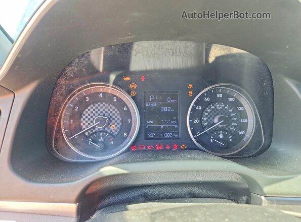 5NPD74LF7KH475803 2019 HYUNDAI ELANTRA Blue Հետևի նստատեղերի տեսք