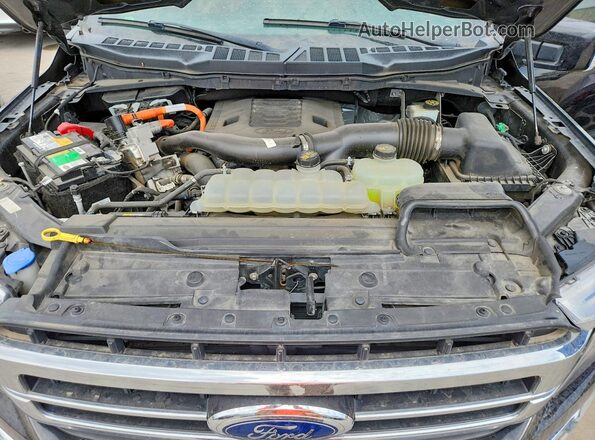 1FTFW1CD8MFB77511 2021 FORD F150 Black Engine compartment view