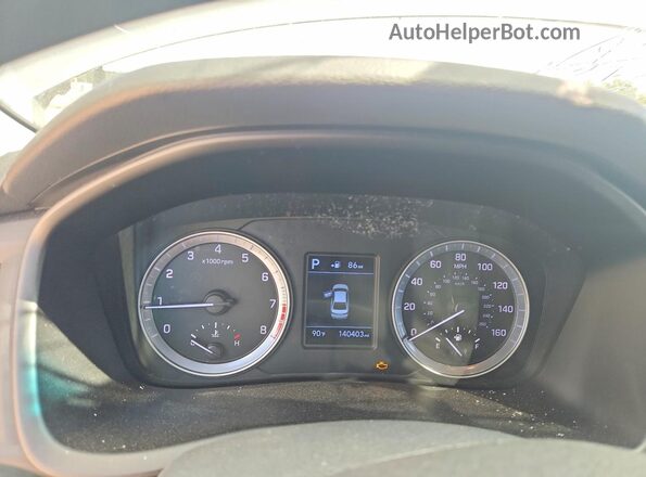 5NPE24AF5KH804309 2019 HYUNDAI SONATA Gray Widok tylnych siedzeń