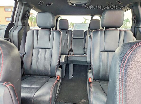 2C4RDGEG0GR250056 2016 DODGE GRAND White Widok wnętrza z tyłu