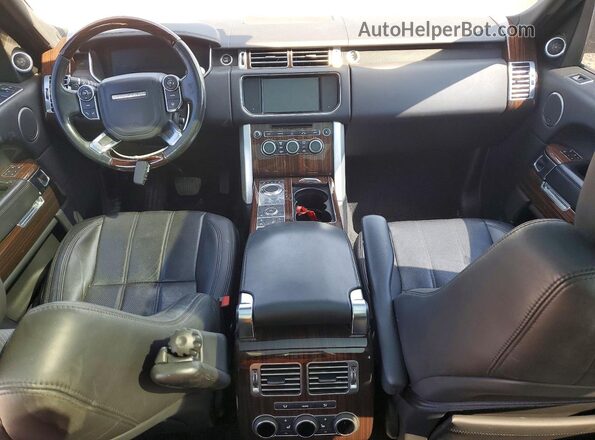SALGS2PF7GA285582 2016 LAND ROVER RANGE ROVER Blue Vista del cuadro de instrumentos