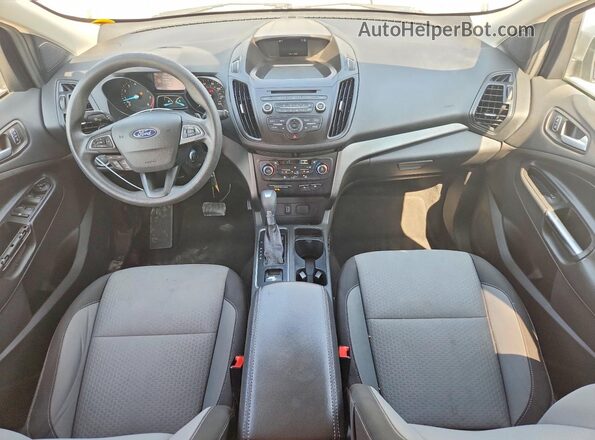 1FMCU0GD1HUD92660 2017 FORD ESCAPE Серебряный Вид щитка приборов