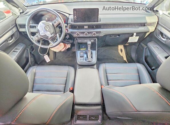 7FARS6H84RE010502 2024 HONDA CR-V Синий Вид щитка приборов