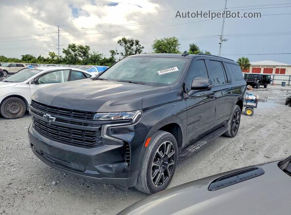 1GNSCEKDXPR258150 2023 CHEVROLET SUBURBAN Black Trasero izquierdo