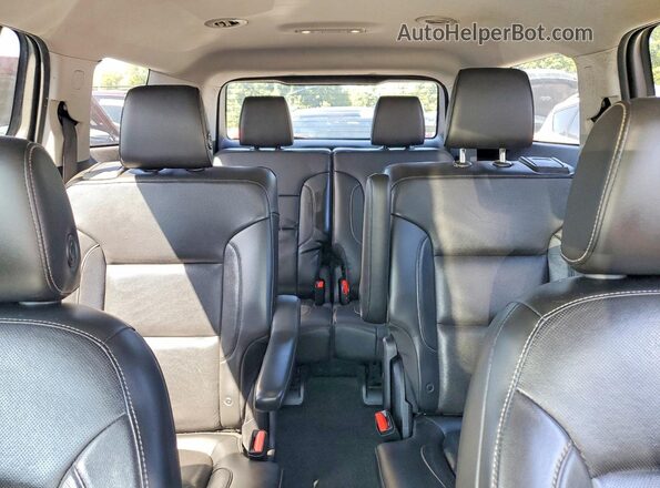 1GKKNULS4JZ233248 2018 GMC ACADIA Black Widok wnętrza z tyłu