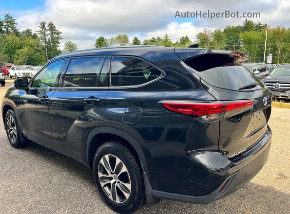 5TDGBRCH4MS034038 2021 TOYOTA HIGHLANDER Black Tył prawy