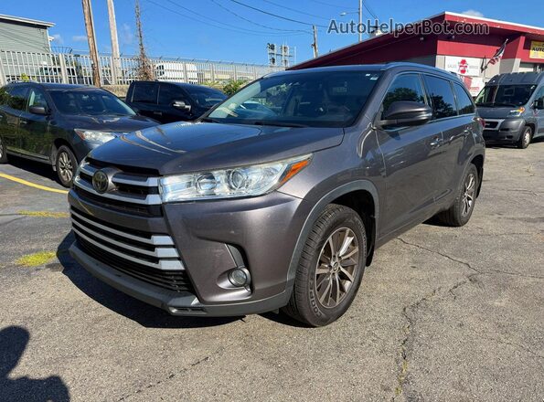 5TDJZRFH4JS523113 2018 TOYOTA HIGHLANDER Gray Rear left
