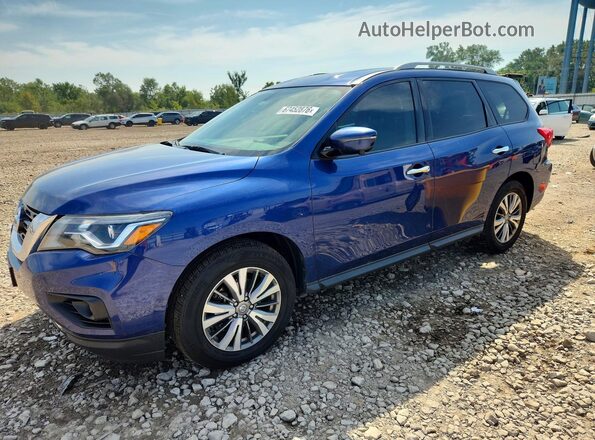 5N1DR2CN6LC585630 2020 NISSAN PATHFINDER Blue Trasero izquierdo