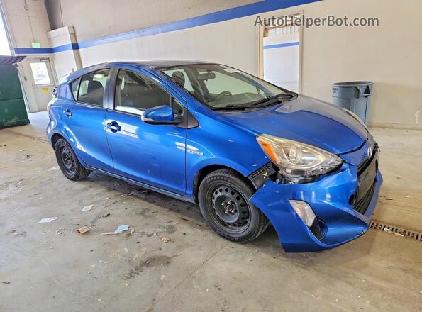JTDKDTB39G1128926 2016 TOYOTA PRIUS Blue წინა ხედი