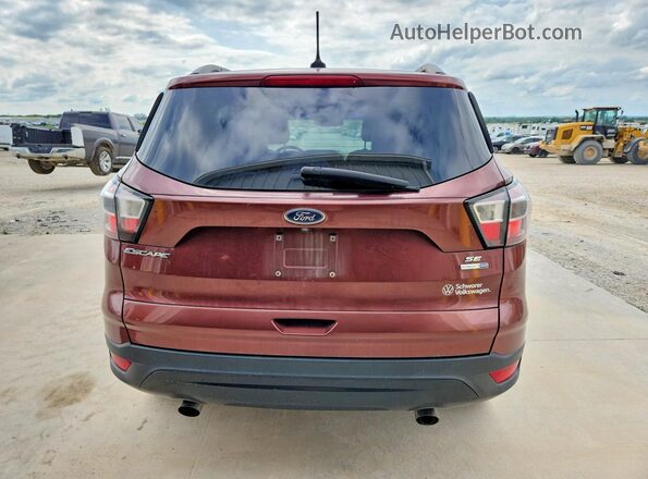 1FMCU9GD6JUA22816 2018 FORD ESCAPE Red Вид салону спереду
