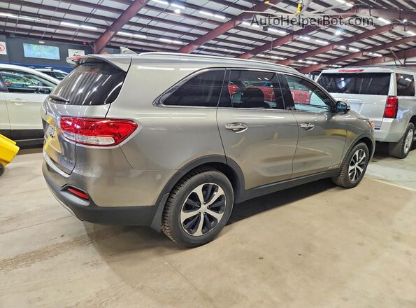 5XYPHDA51HG231388 2017 KIA SORENTO Gray Front right