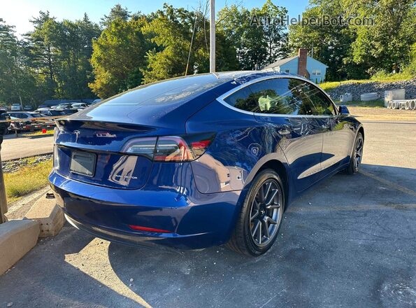 5YJ3E1EB1LF617668 2020 TESLA MODEL Blue Widok z przodu